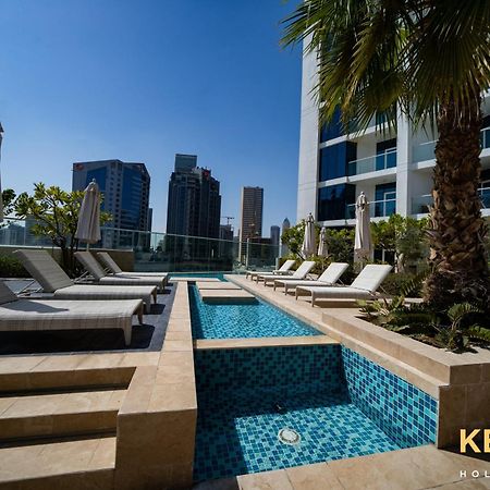 Sleek Studio In Prive With Stunning Canal View Dubai Exterior foto